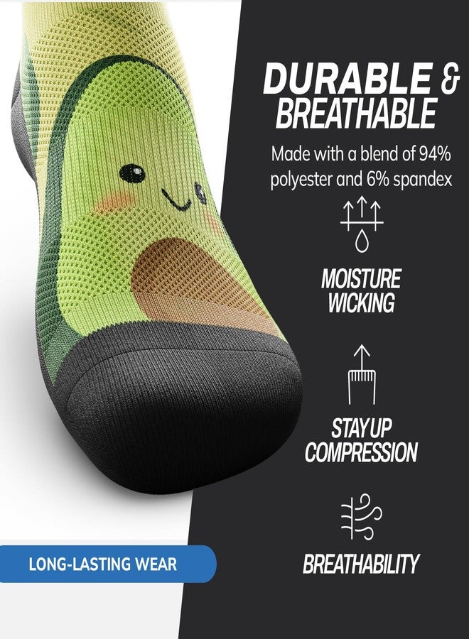 Outway Novelty Crew Socks for Men & Women, Breathable, Moisture-Wicking Athletic Calf Sock with Arch Support, Polyester & Spandex Blend, Colorful, Fun Life, You Complete Me, M-L - Image 3